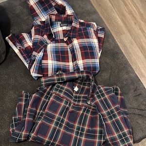 Long sleeve shirts from Children’s Place.  They were worn as Sunday shirts